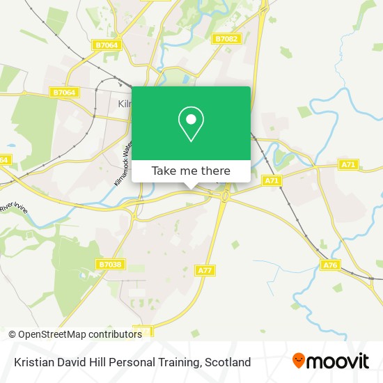 Kristian David Hill Personal Training map