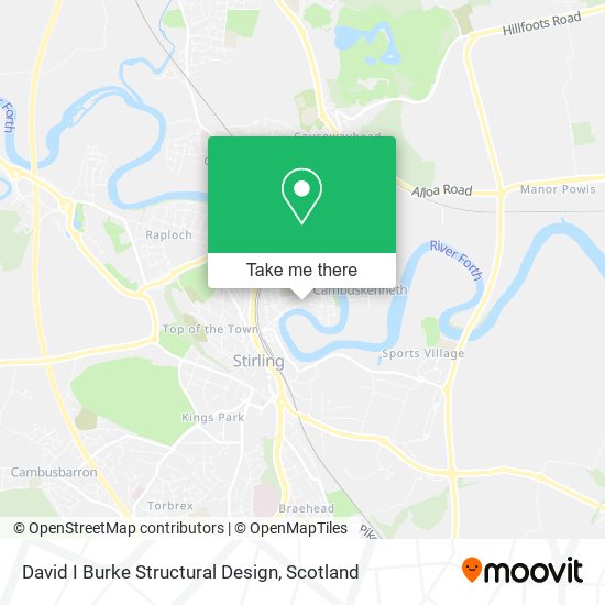 David I Burke Structural Design map