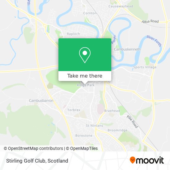 Stirling Golf Club map