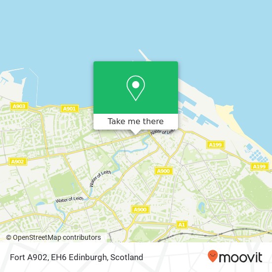 Fort A902, EH6 Edinburgh map