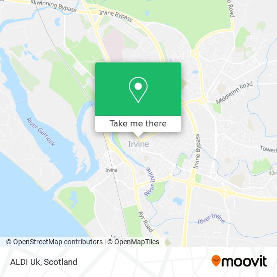 ALDI Uk map