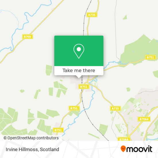 Irvine Hillmoss map