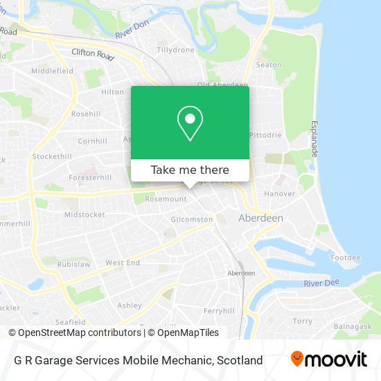 G R Garage Services Mobile Mechanic map