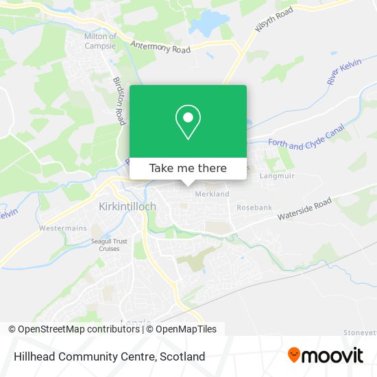 Hillhead Community Centre map