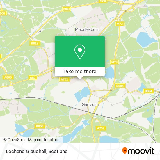 Lochend Glaudhall map