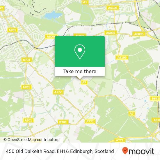 450 Old Dalkeith Road, EH16 Edinburgh map