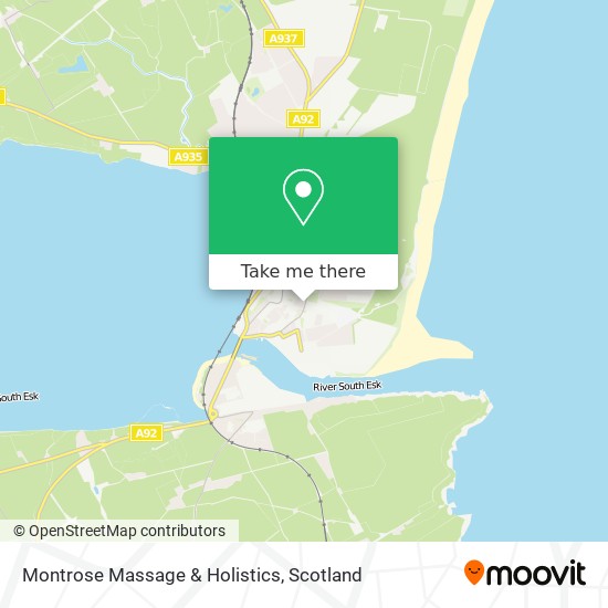 Montrose Massage & Holistics map