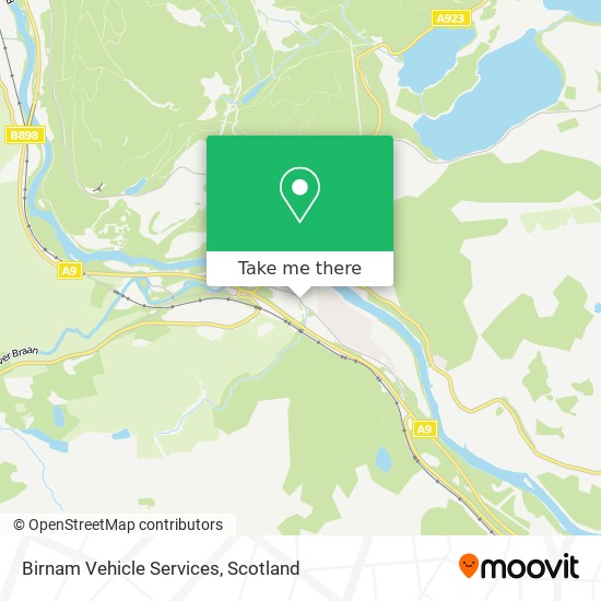 Birnam Vehicle Services map