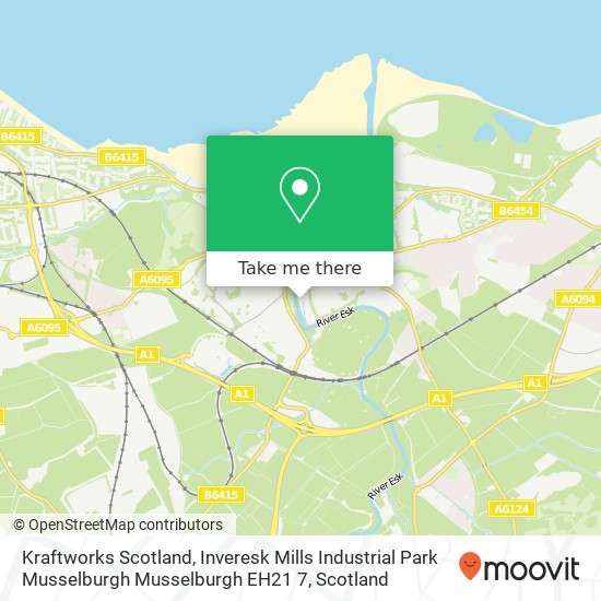 Kraftworks Scotland, Inveresk Mills Industrial Park Musselburgh Musselburgh EH21 7 map