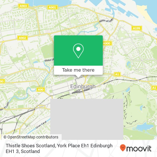Thistle Shoes Scotland, York Place Eh1 Edinburgh EH1 3 map