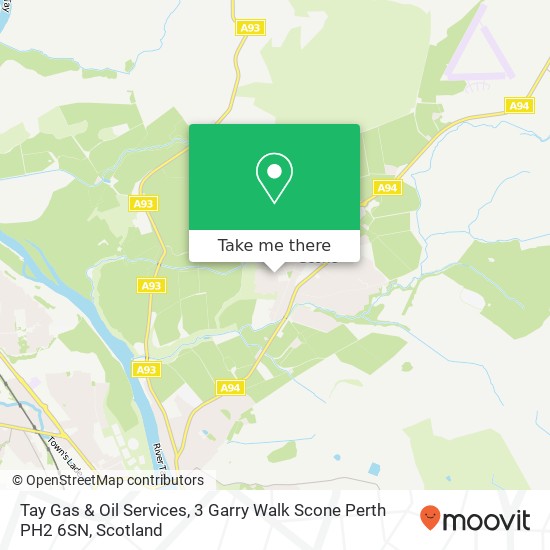 Tay Gas & Oil Services, 3 Garry Walk Scone Perth PH2 6SN map