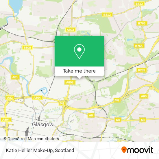 Katie Hellier Make-Up map