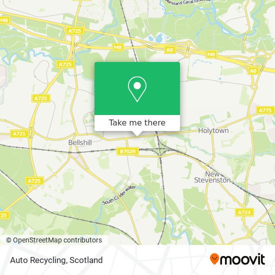 Auto Recycling map