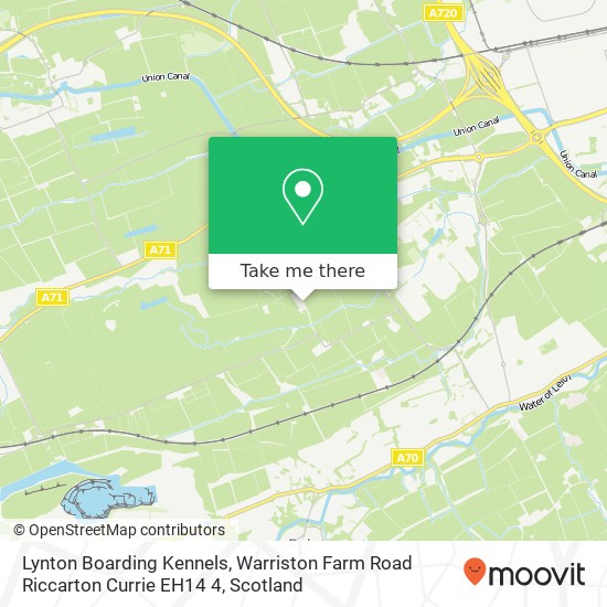 Lynton Boarding Kennels, Warriston Farm Road Riccarton Currie EH14 4 map