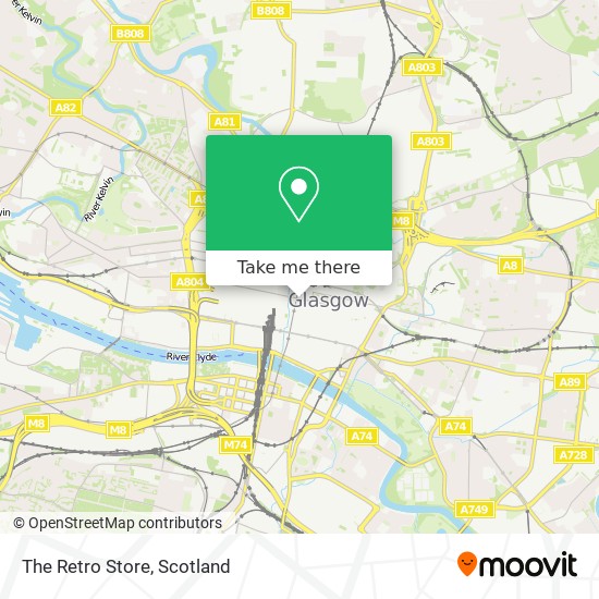 The Retro Store map