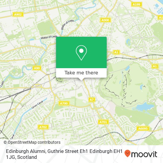 Edinburgh Alumni, Guthrie Street Eh1 Edinburgh EH1 1JG map