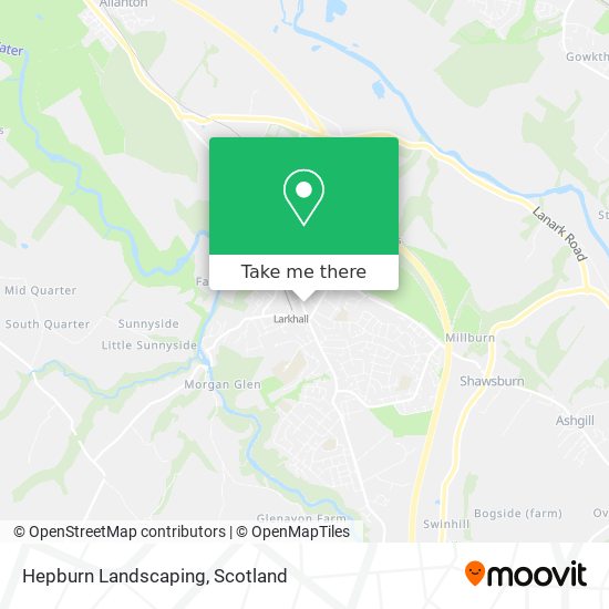 Hepburn Landscaping map