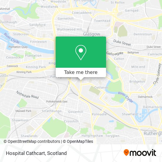 Hospital Cathcart map