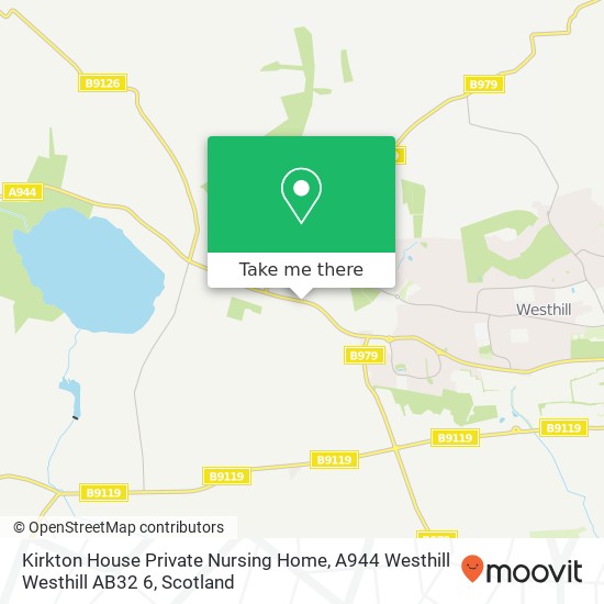 Kirkton House Private Nursing Home, A944 Westhill Westhill AB32 6 map