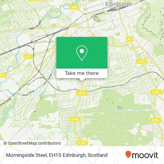 Morningside Steel, EH10 Edinburgh map