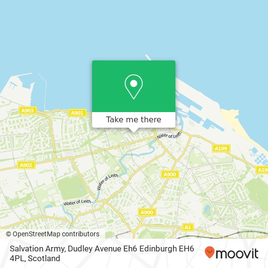 Salvation Army, Dudley Avenue Eh6 Edinburgh EH6 4PL map