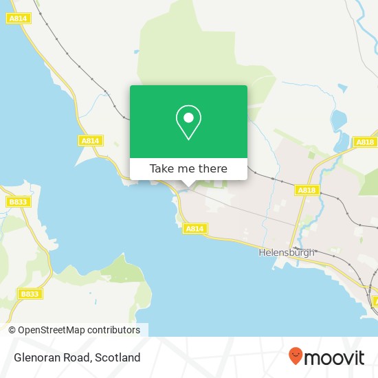 Glenoran Road map