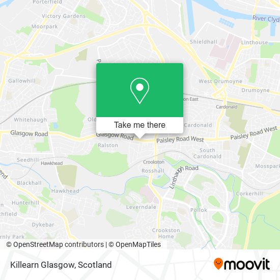 Killearn Glasgow map
