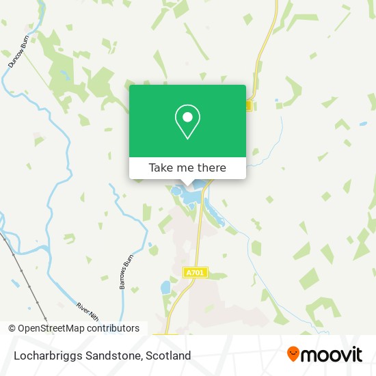 Locharbriggs Sandstone map