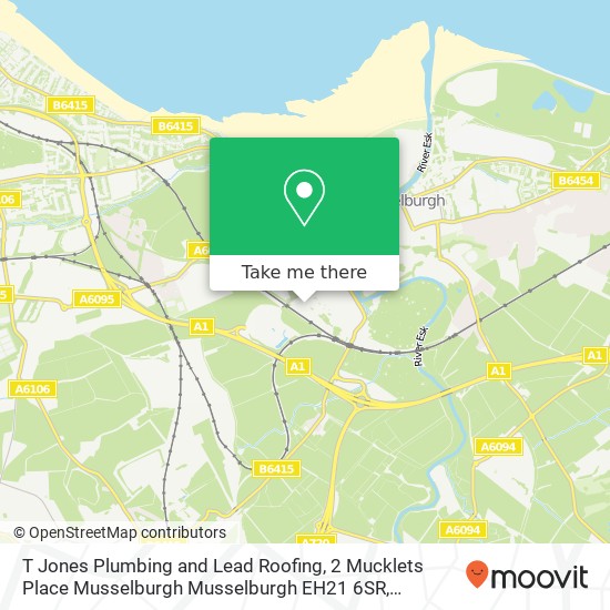 T Jones Plumbing and Lead Roofing, 2 Mucklets Place Musselburgh Musselburgh EH21 6SR map