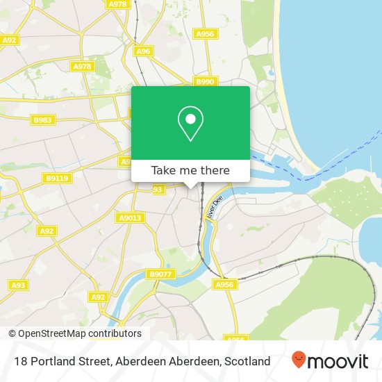 18 Portland Street, Aberdeen Aberdeen map