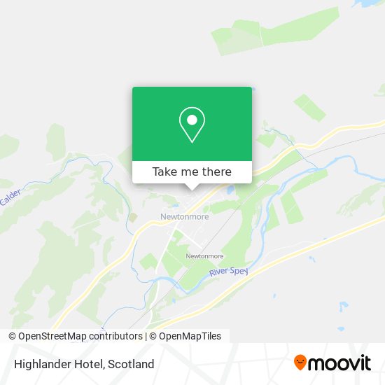 Highlander Hotel map