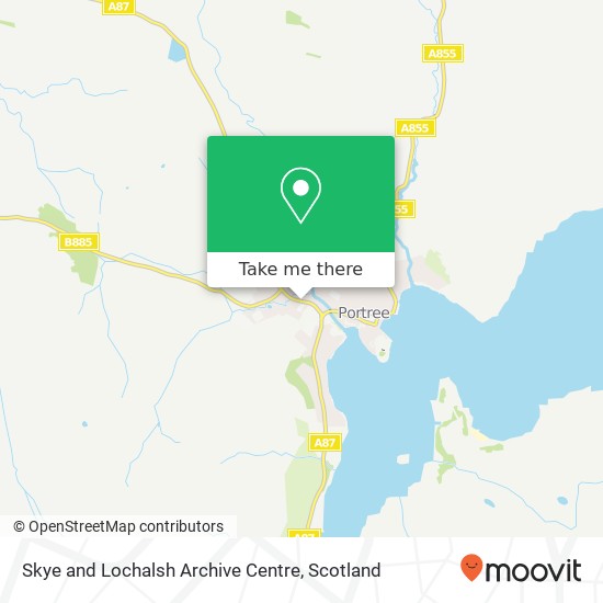 Skye and Lochalsh Archive Centre map