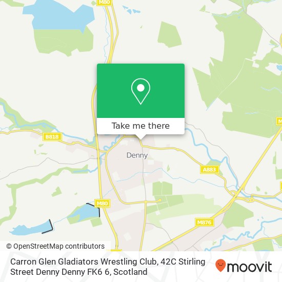 Carron Glen Gladiators Wrestling Club, 42C Stirling Street Denny Denny FK6 6 map