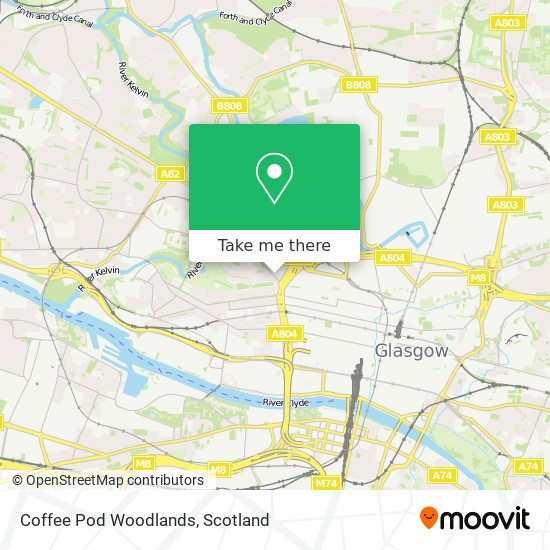 Coffee Pod Woodlands map