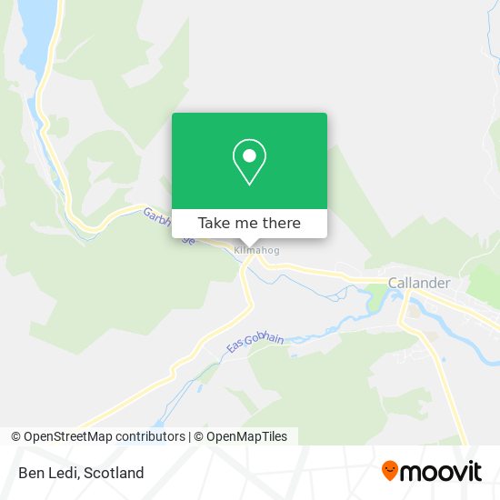 Ben Ledi map