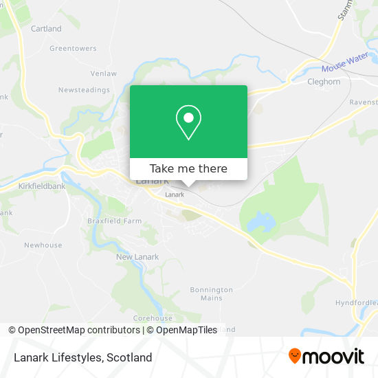 Lanark Lifestyles map