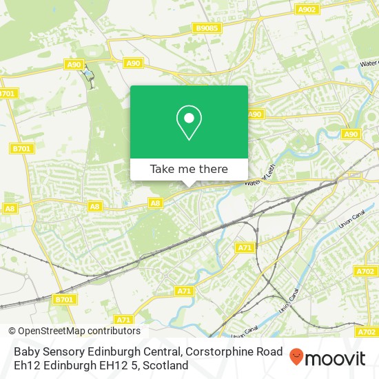 Baby Sensory Edinburgh Central, Corstorphine Road Eh12 Edinburgh EH12 5 map