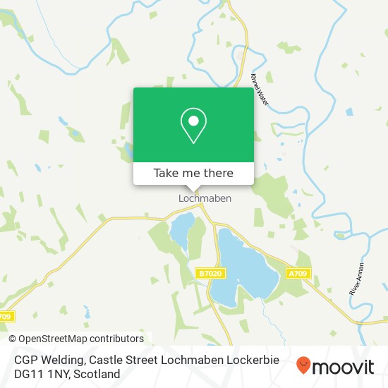 CGP Welding, Castle Street Lochmaben Lockerbie DG11 1NY map
