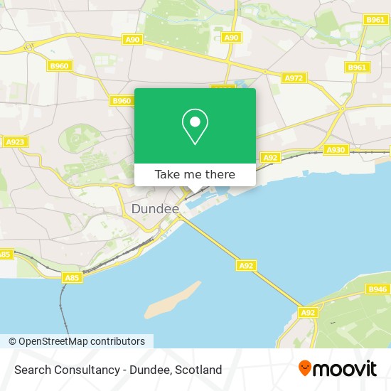 Search Consultancy - Dundee map