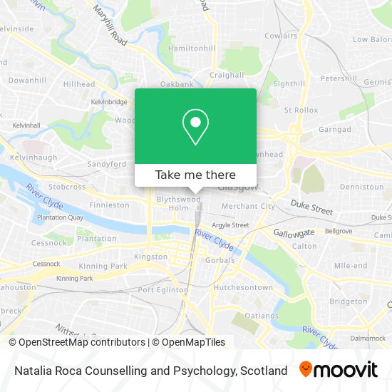 Natalia Roca Counselling and Psychology map