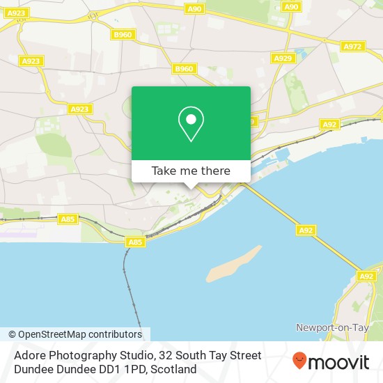 Adore Photography Studio, 32 South Tay Street Dundee Dundee DD1 1PD map