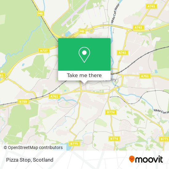 Pizza Stop map