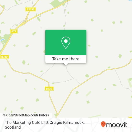 The Marketing Café LTD, Craigie Kilmarnock map