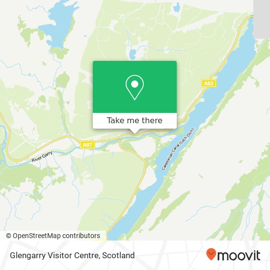 Glengarry Visitor Centre map