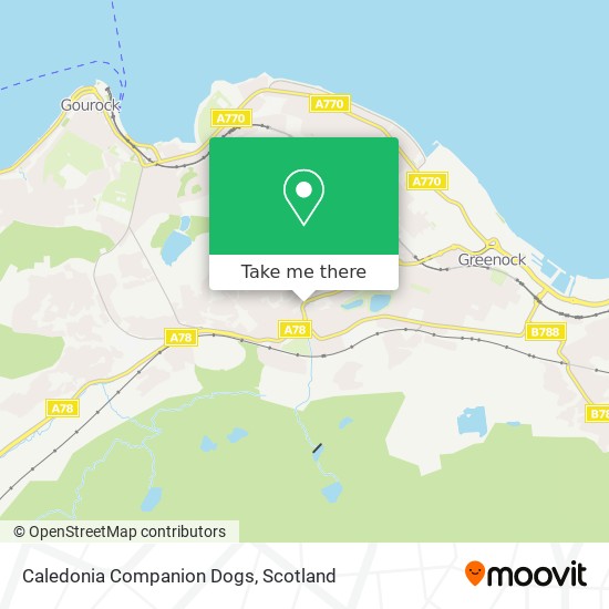 Caledonia Companion Dogs map