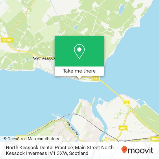 North Kessock Dental Practice, Main Street North Kessock Inverness IV1 3XW map