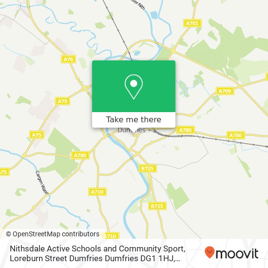 Nithsdale Active Schools and Community Sport, Loreburn Street Dumfries Dumfries DG1 1HJ map