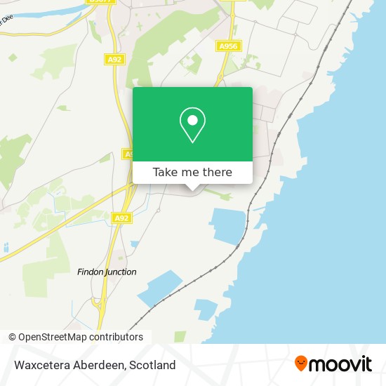 Waxcetera Aberdeen map