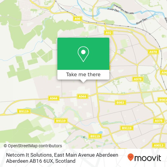 Netcom It Solutions, East Main Avenue Aberdeen Aberdeen AB16 6UX map