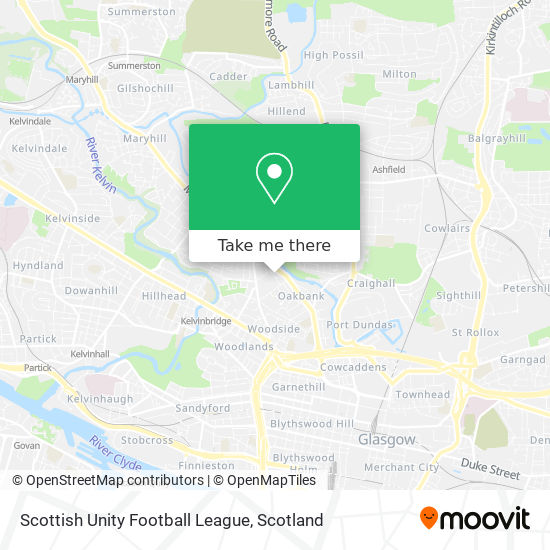 Scottish Unity Football League map